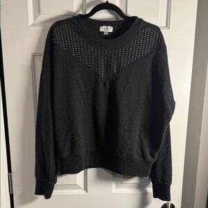 Evereve Black Studded Sweatshirt